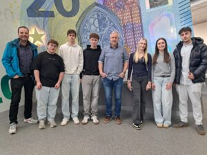 Auf Stippvisite bei der EZB in Frankfurt/Main