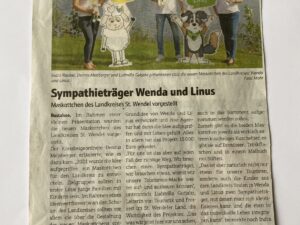FSP 11.3 gewinnt Ideenwettbewerb: Maskottchen für das St.Wendeler Land